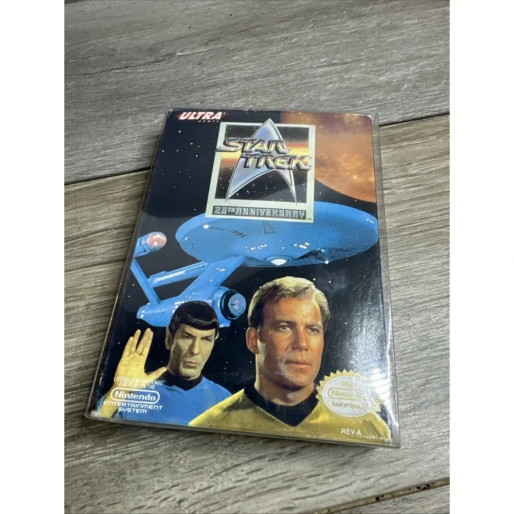 Star Trek 25th Anniversary NES Authentic  Complete CIB‎